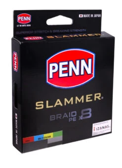 Penn Slammer Multi Colour Braid 150m Rolls -Shimano Shop PennSlammerMultiColourBraid150mRolls2 Freddys