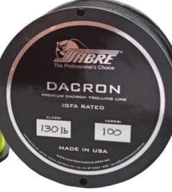 Sabre Black Dacron 100yrd Spools