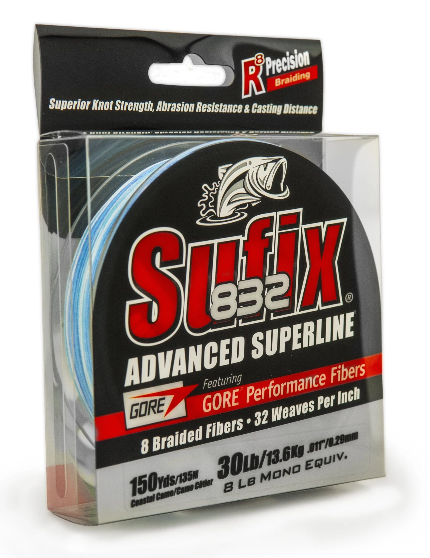 Sufix 832 Braided Line 300yrd Rolls 3 Sufix 832 Braided Line 300yrd Rolls